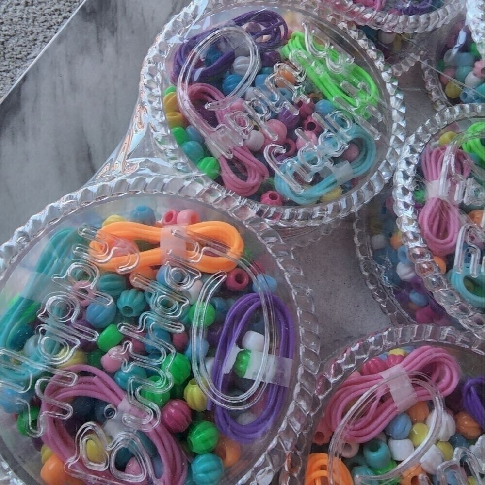 6 Pieces Happy Birthday Beads Crafts Art Kids Gift Sets Accessories ActivityNew - Picture 3 of 3